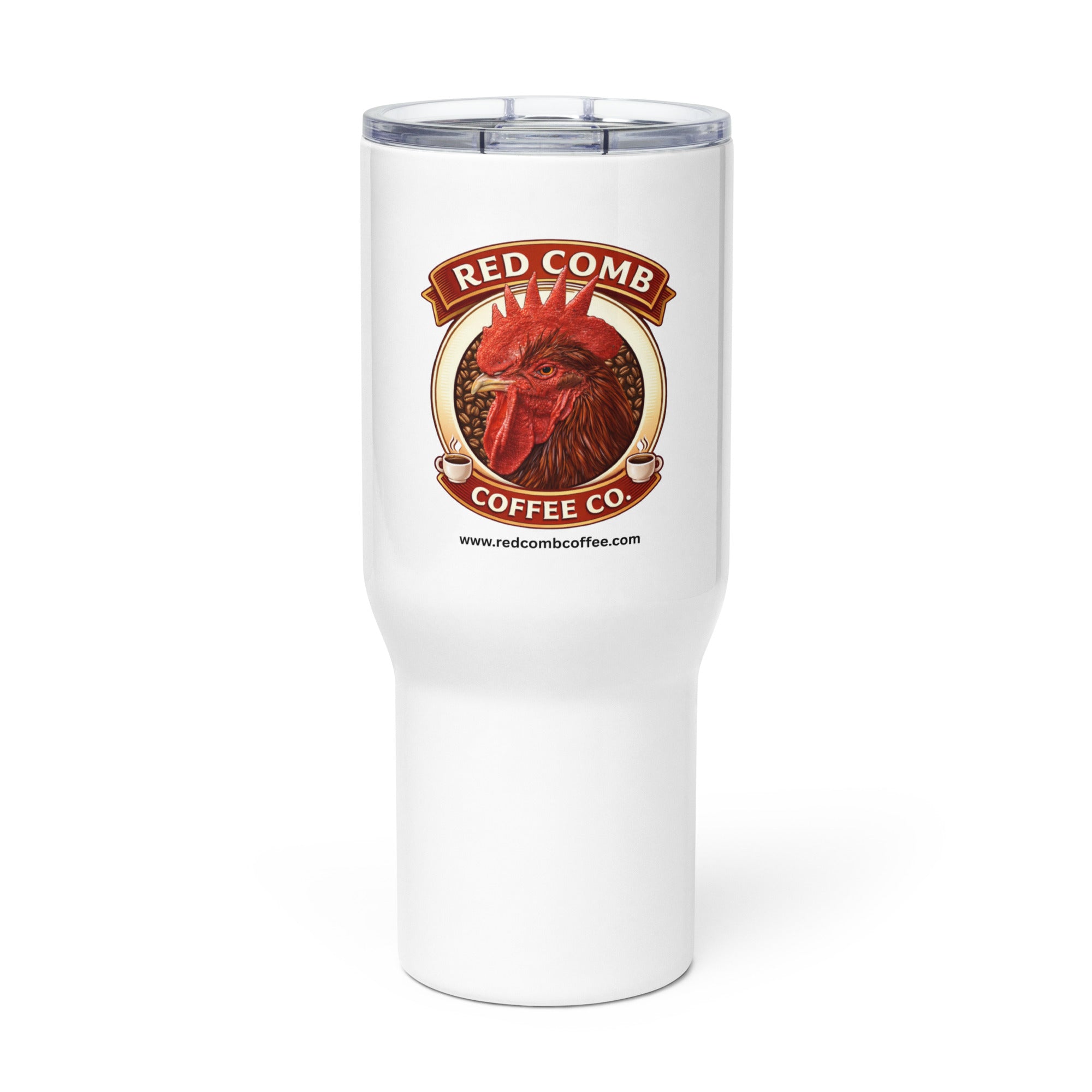 Travel Mug With a Handle – Red Comb Coffee Company